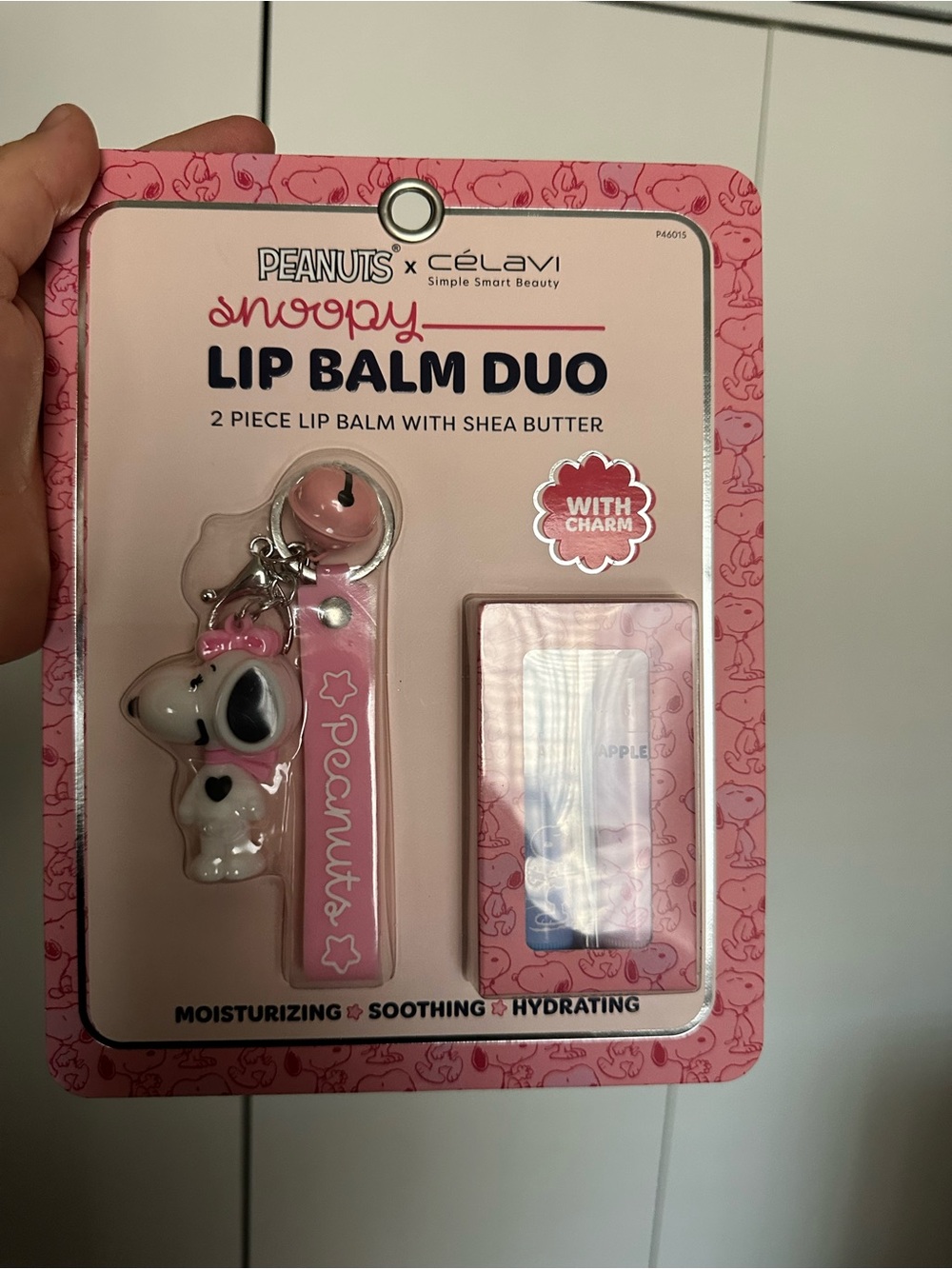 Peanuts Pink Snoopy Lip Balm Duo